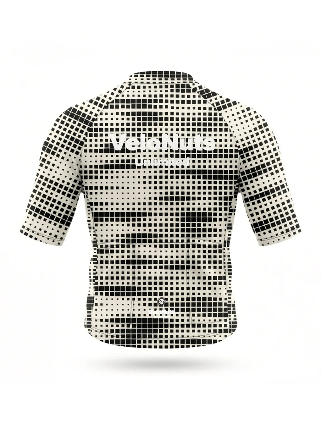 Herren-Radtrikot – Mono Pixelraster