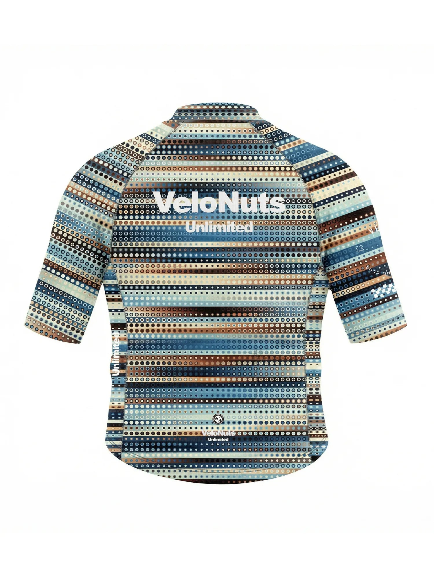 Women's Cycling Jersey-Dotwave Stripe Wordmark