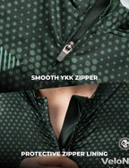 Men’s long sleeve cycling jersey with an iguana-inspired desert print, breathable back mesh and YKK zipper.