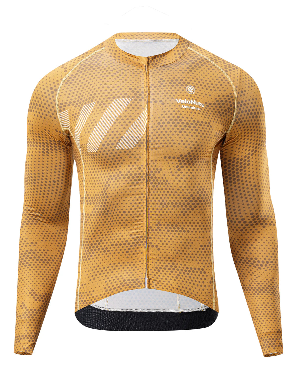 Men’s long sleeve cycling jersey with an iguana-inspired desert print, breathable back mesh and YKK zipper.