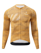 Men’s long sleeve cycling jersey with an iguana-inspired desert print, breathable back mesh and YKK zipper.