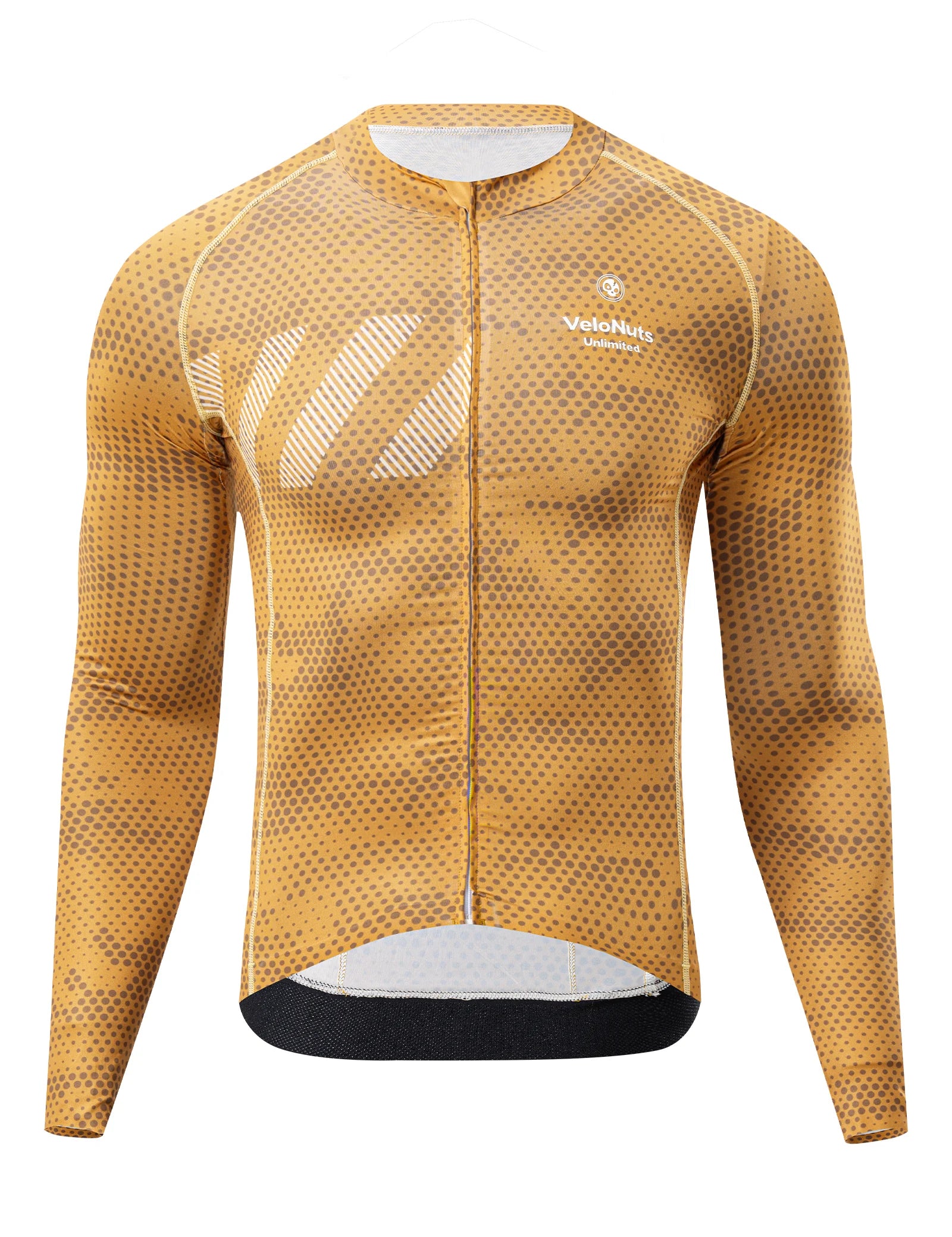 Men’s long sleeve cycling jersey with an iguana-inspired desert print, breathable back mesh and YKK zipper.