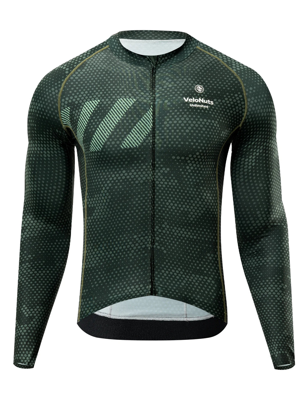 Men’s long sleeve cycling jersey with an iguana-inspired desert print, breathable back mesh and YKK zipper.