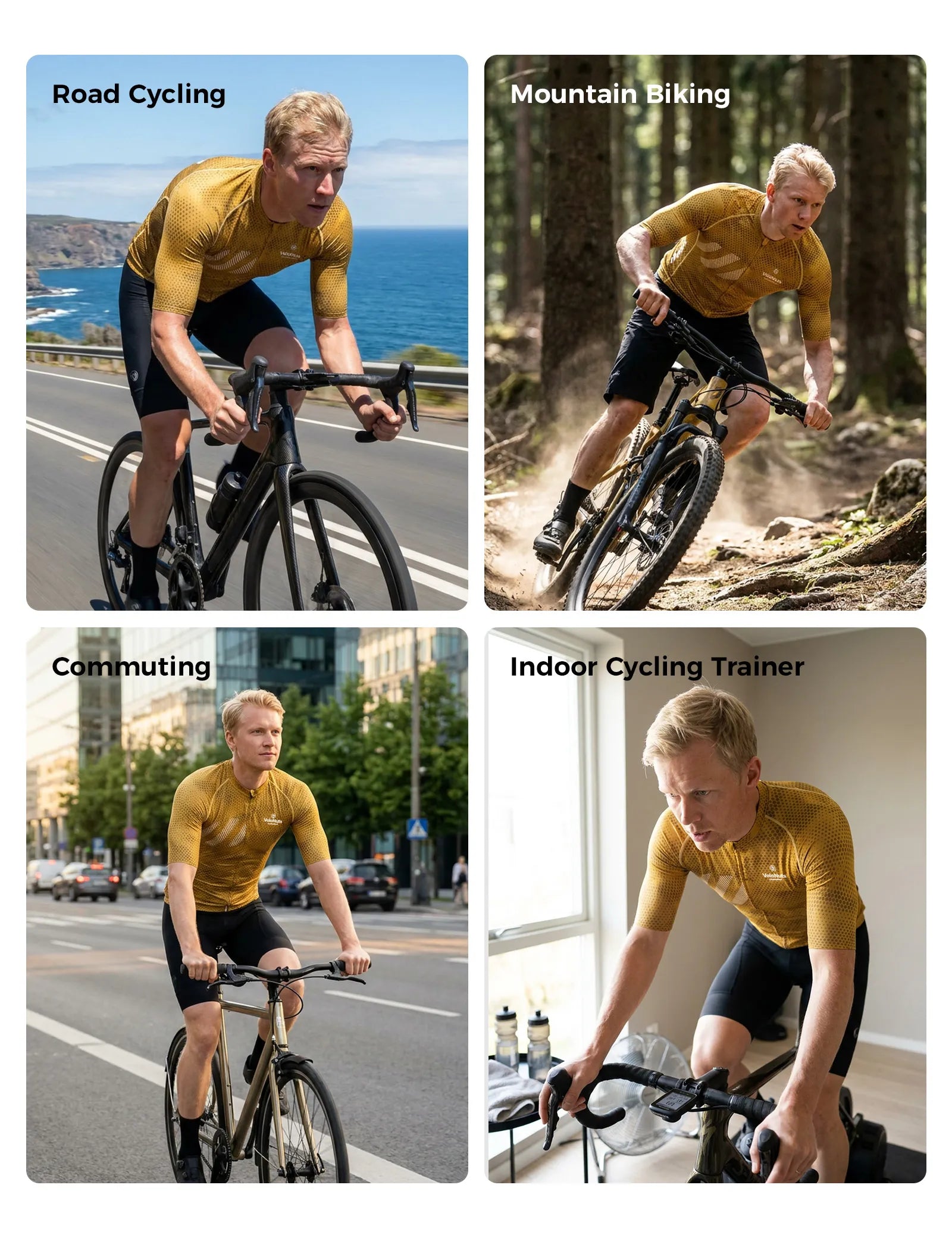 Men's Short Sleeve Cycling Jersey - Lguana