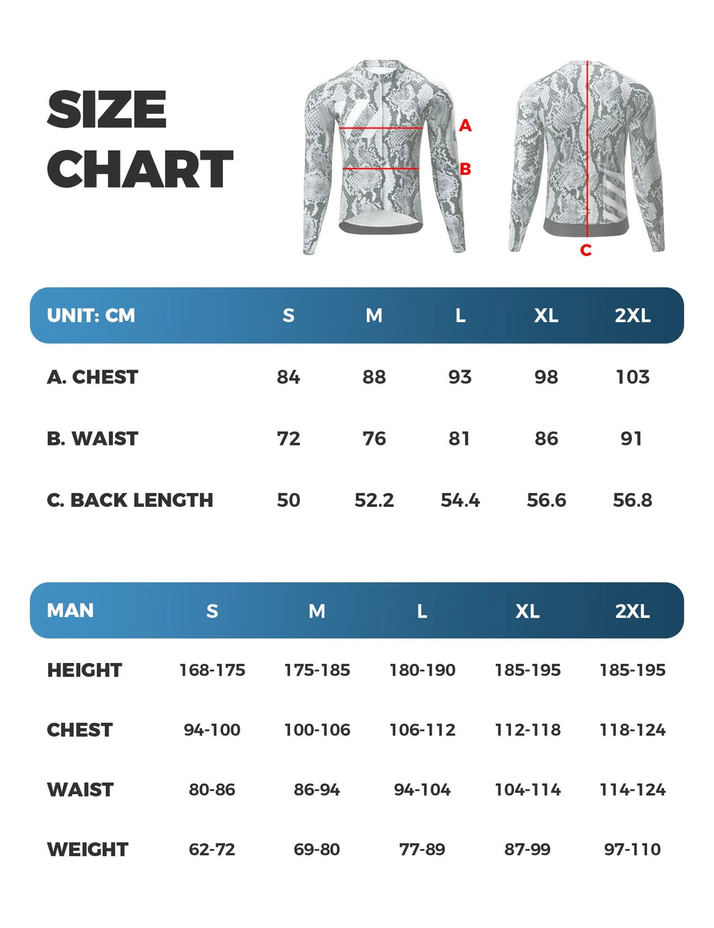 VeloNuts Clear Sky men's long sleeve cycling jersey with Eastern-inspired gradient print and breathable mesh panels.