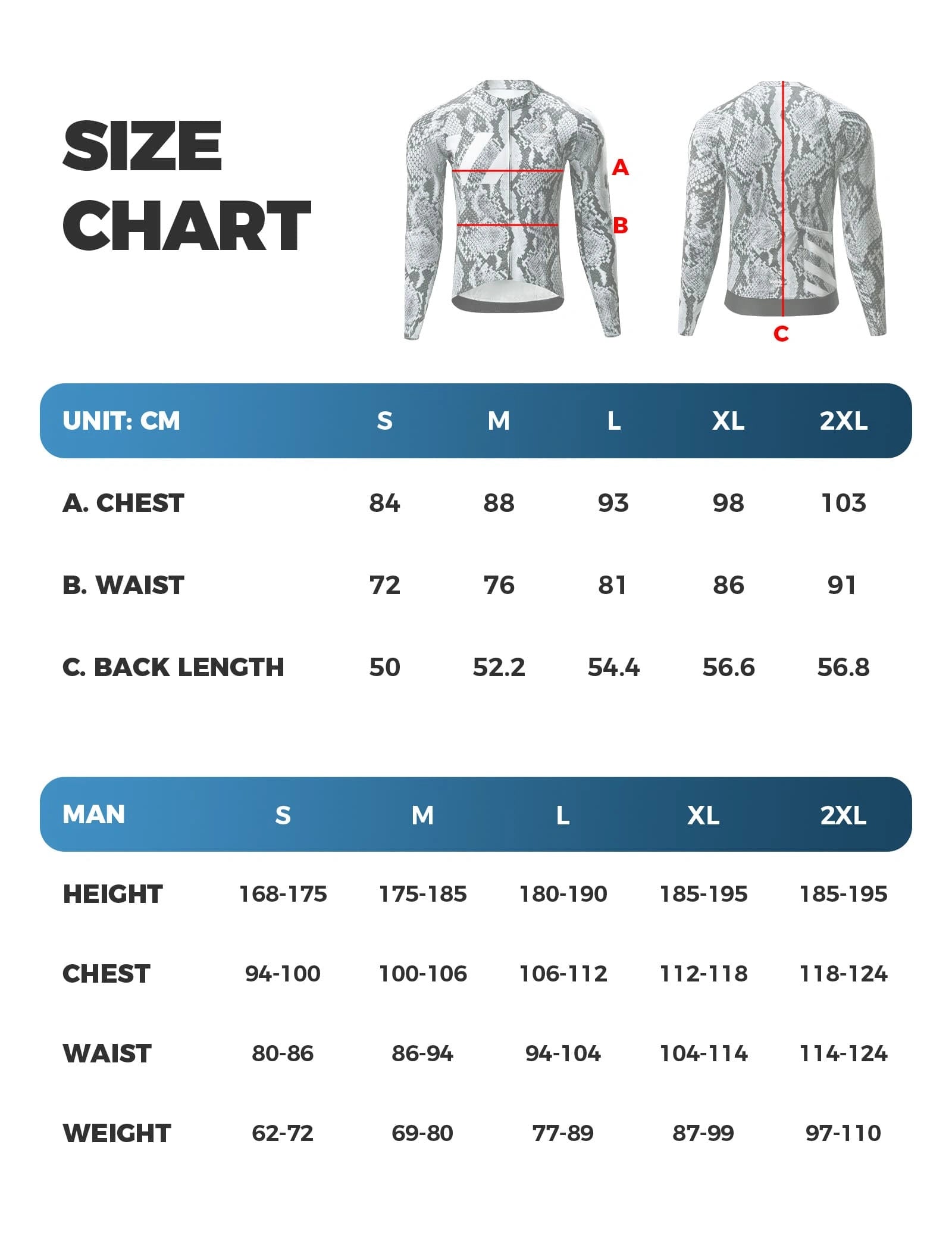 VeloNuts Clear Sky men's long sleeve cycling jersey with Eastern-inspired gradient print and breathable mesh panels.
