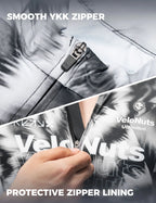VeloNuts Men’s Short Sleeve Cycling Jersey with a Feather-Inspired Print, Breathable Mesh Panels and Three Rear Pockets