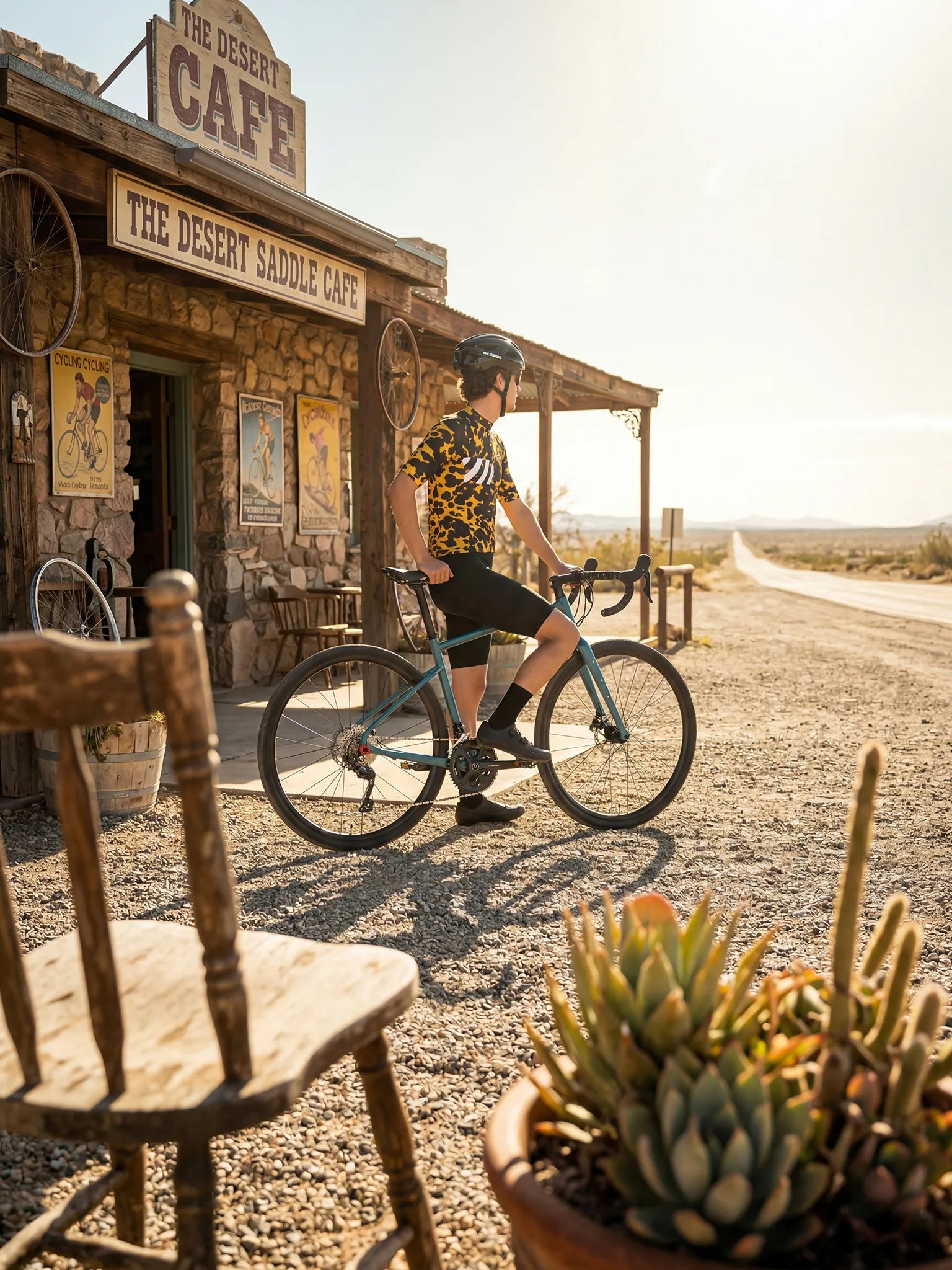 Herren-Radtrikot – Amber Tortoise