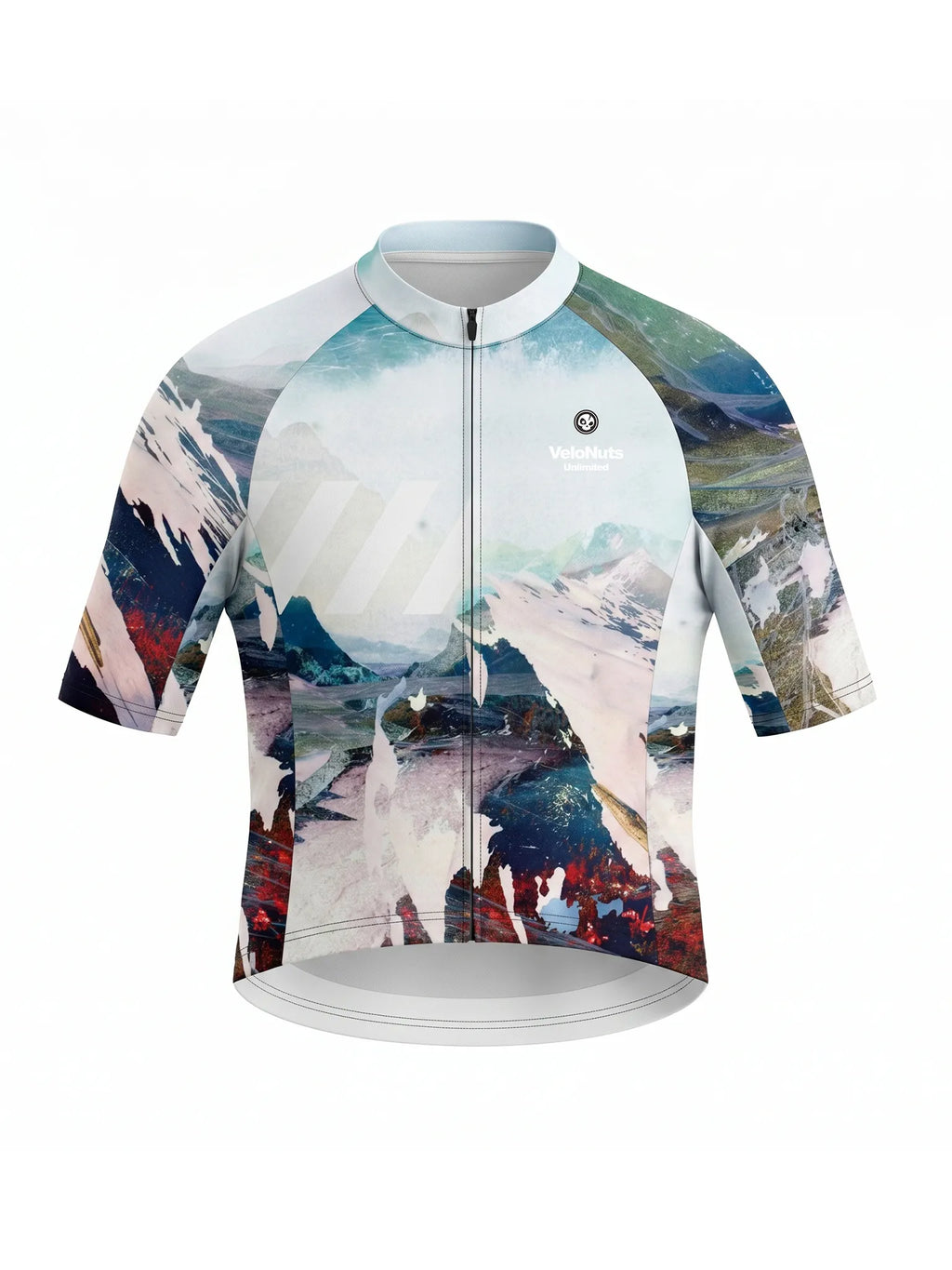 Herren-Radtrikot – Alpine Fracture