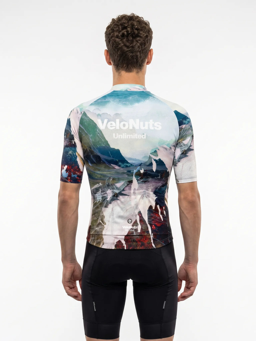 Herren-Radtrikot – Alpine Fracture