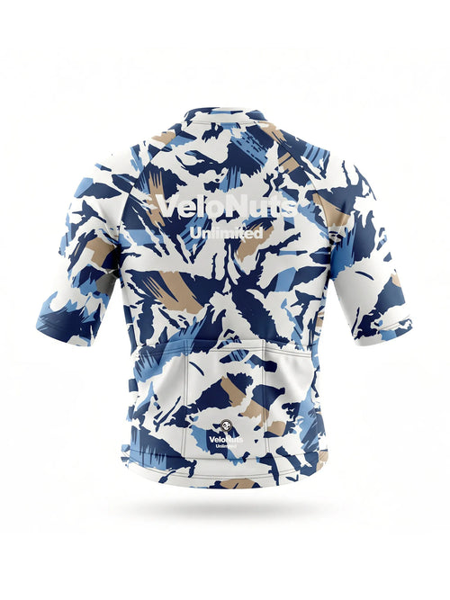 Men's Cycling Jersey-Brush Leaf Camo