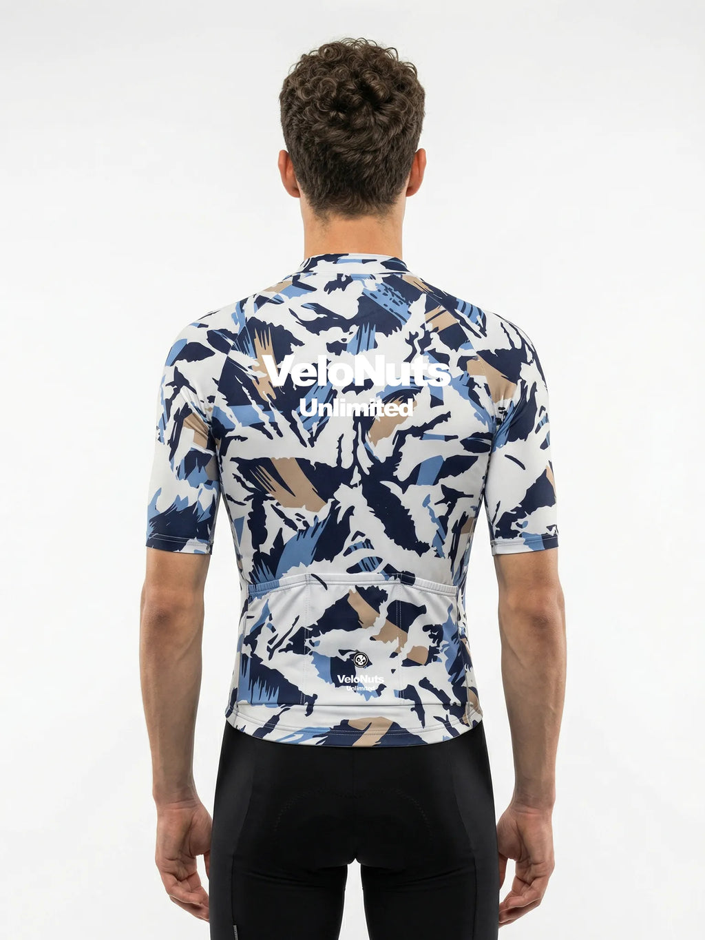 Herren-Radtrikot – Pinselblatt-Tarnmuster