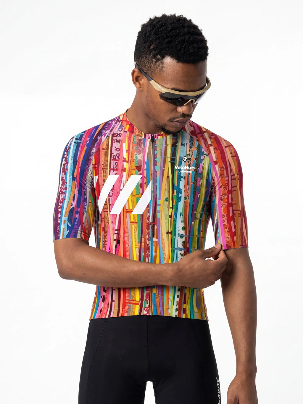 Men's Cycling Jersey-Carnival Strata