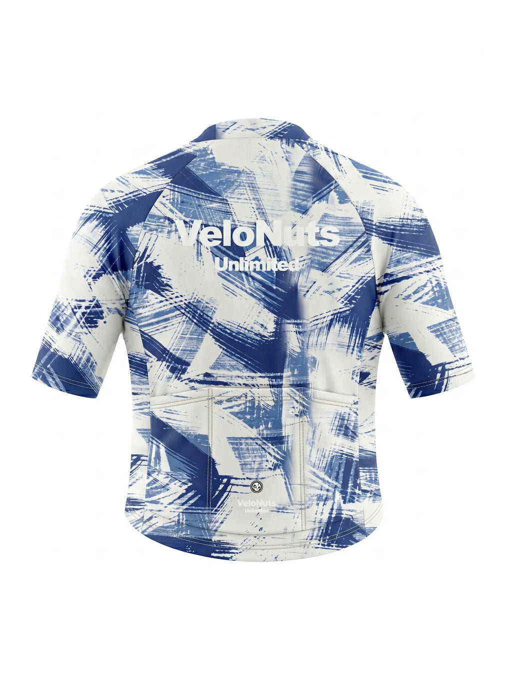 Men's Cycling Jersey-Cobalt Strokes