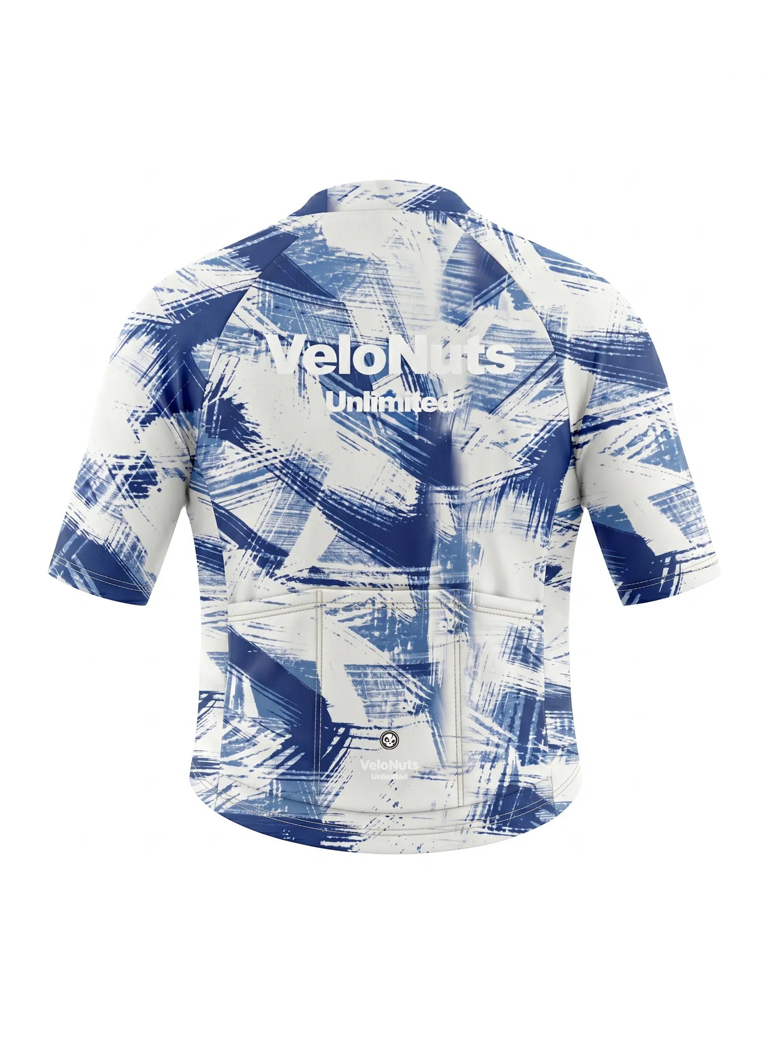 Men's Cycling Jersey-Cobalt Strokes