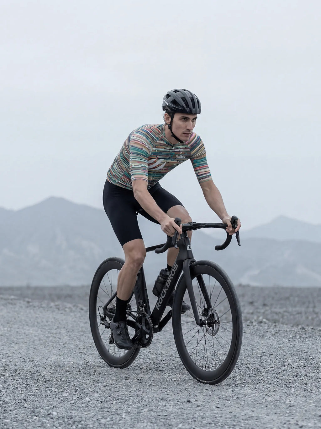 Men's Cycling Jersey-Confetti Stripe