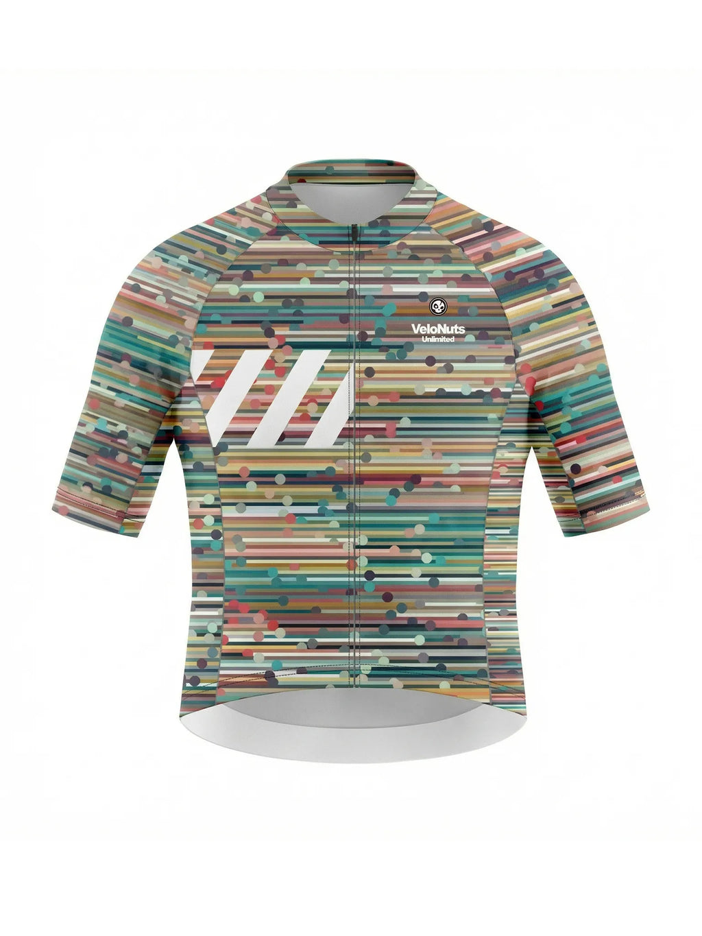 Men's Cycling Jersey-Confetti Stripe