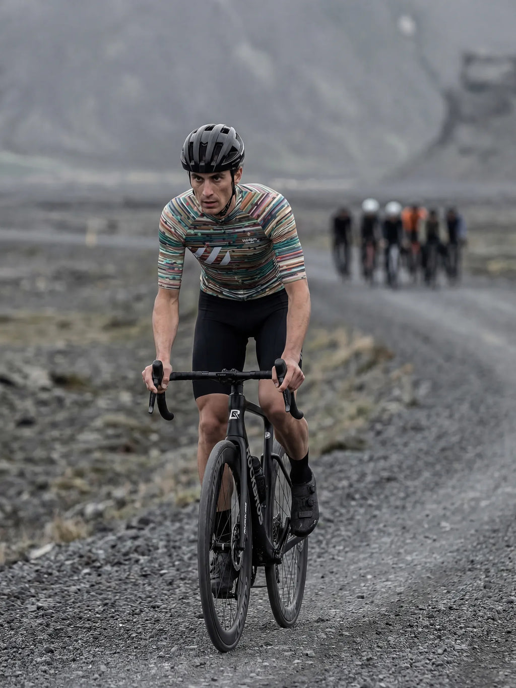 Men's Cycling Jersey-Confetti Stripe