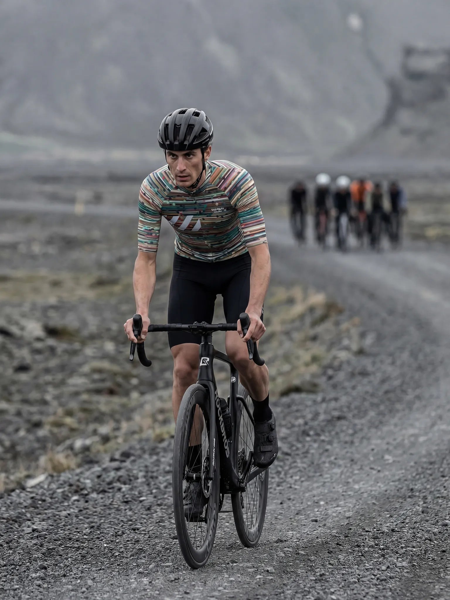 Men's Cycling Jersey-Confetti Stripe