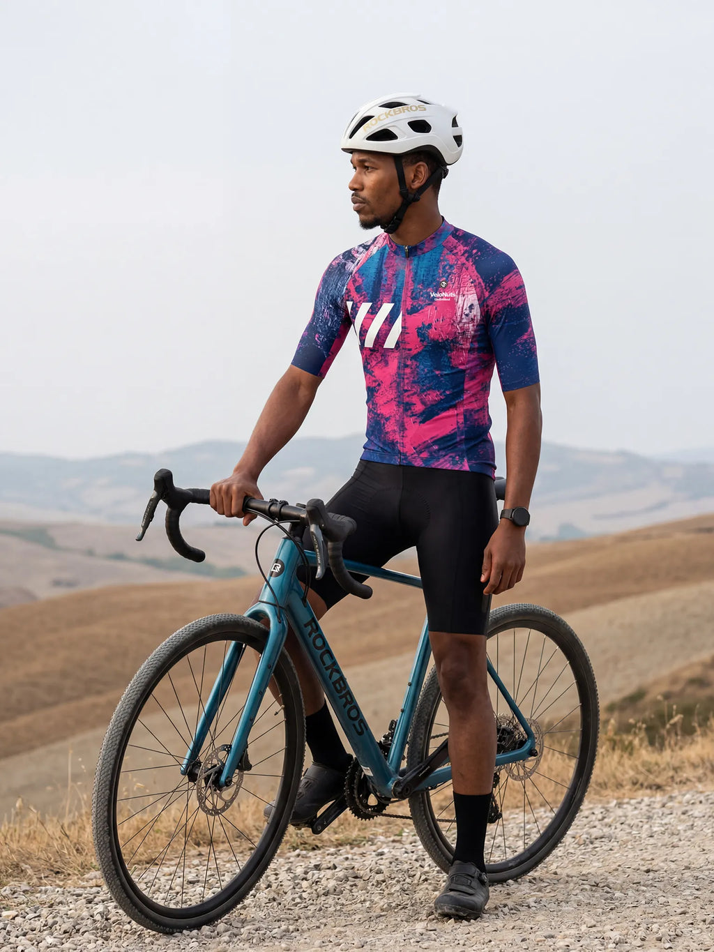 Men's Cycling Jersey-Emerald Splash