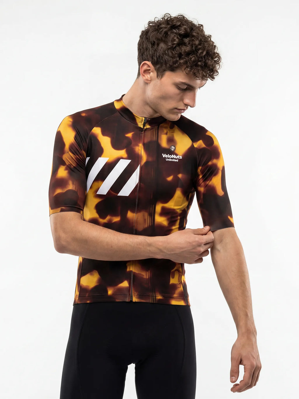 Men's Cycling Jersey-Smoked Tortoise