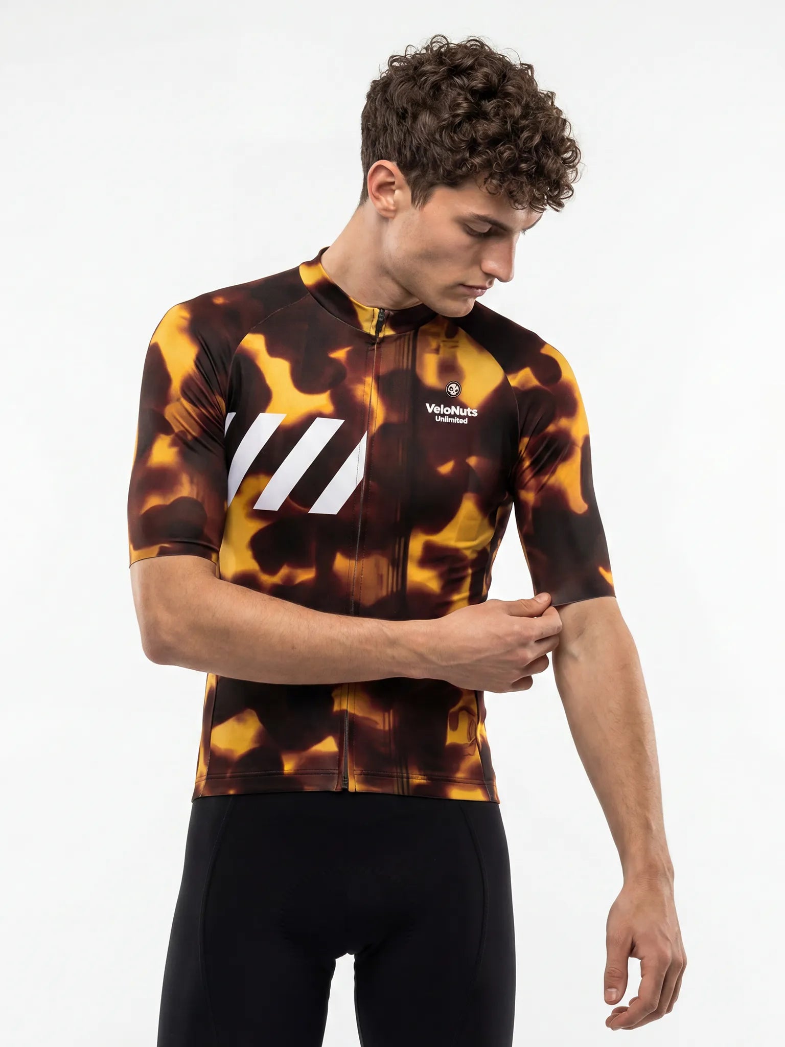 Men's Cycling Jersey-Smoked Tortoise