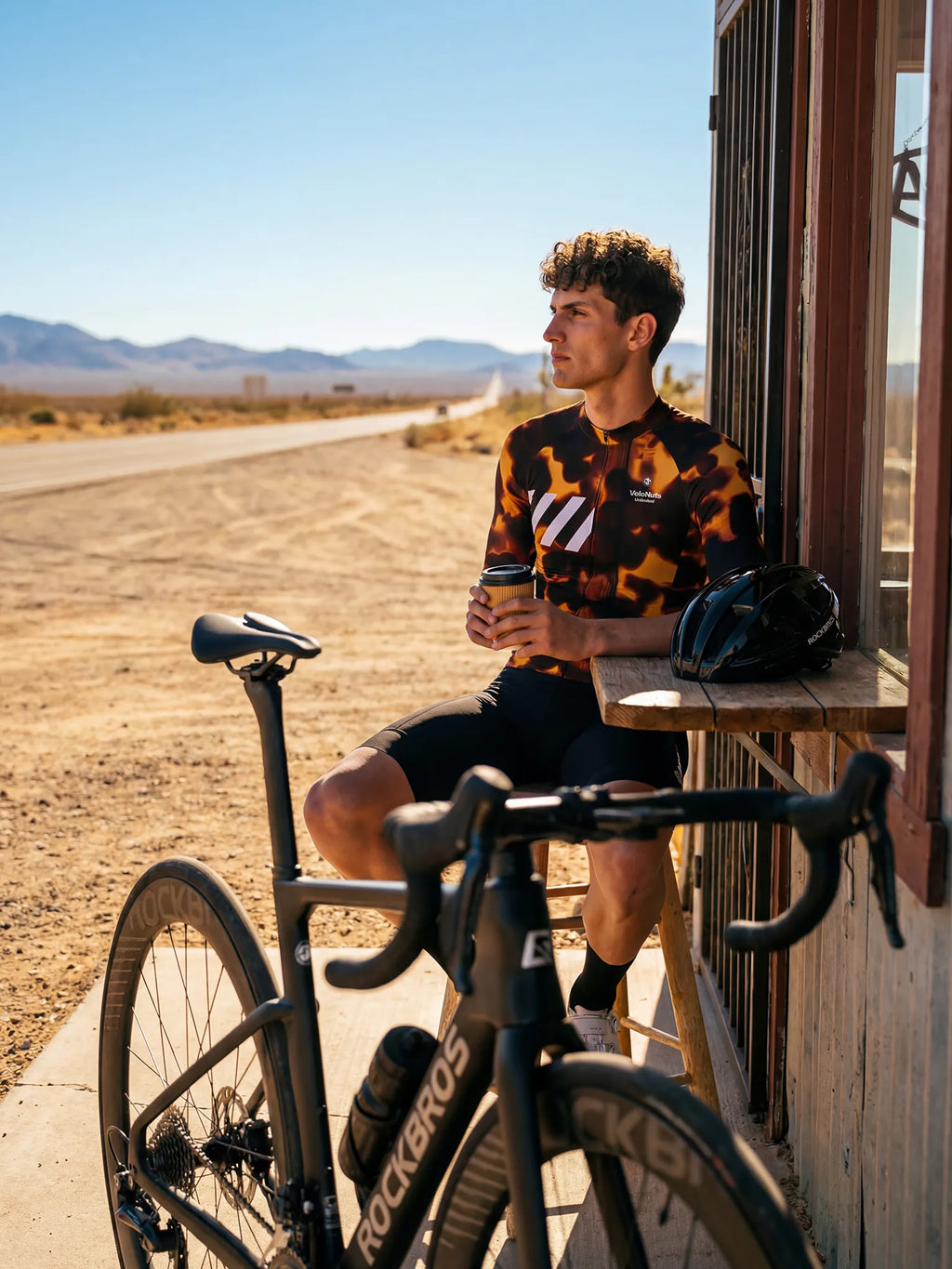 Men's Cycling Jersey-Smoked Tortoise