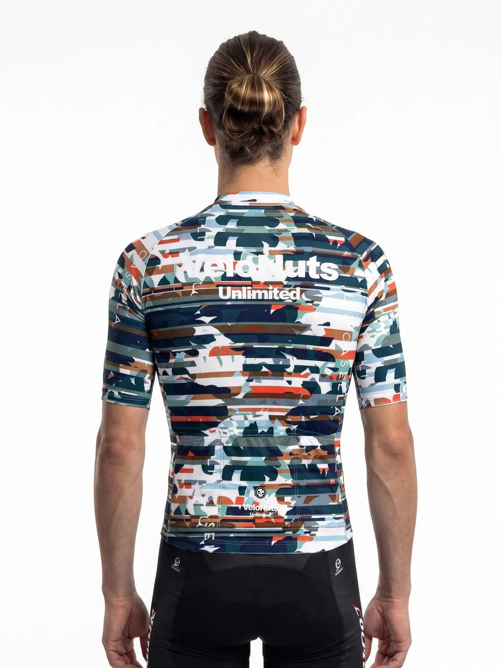 Herren-Radtrikot-Fragment Camo