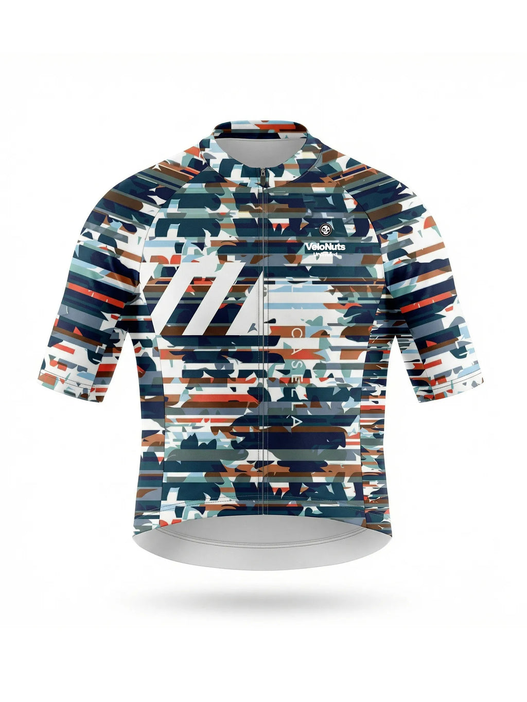 Herren-Radtrikot-Fragment Camo