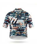 Herren-Radtrikot-Fragment Camo