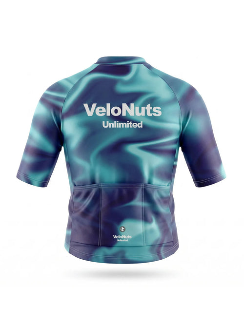 Herren-Radtrikot – Gletscherseide
