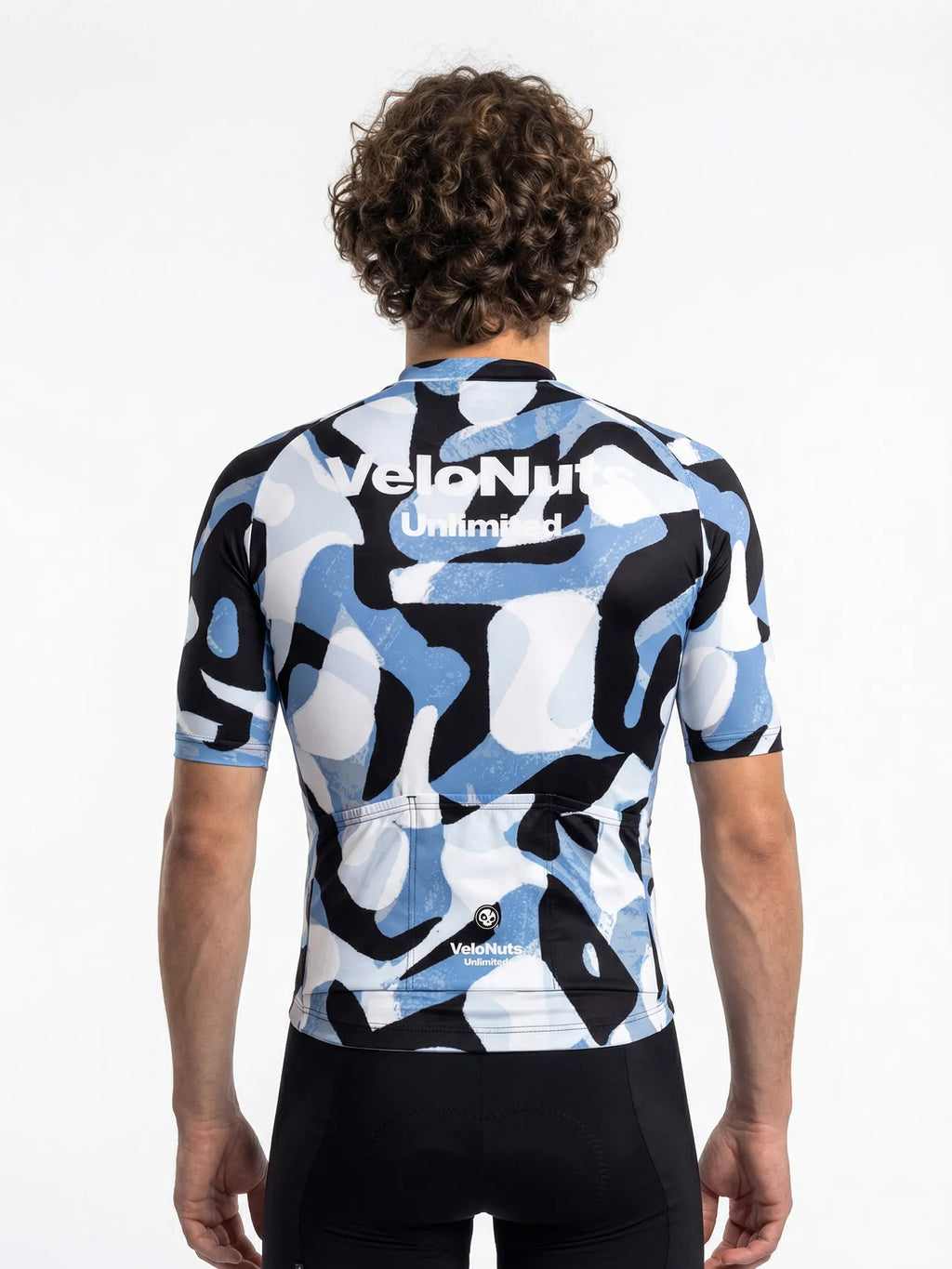 Herren-Radtrikot – Tintenklecks-Tarnmuster