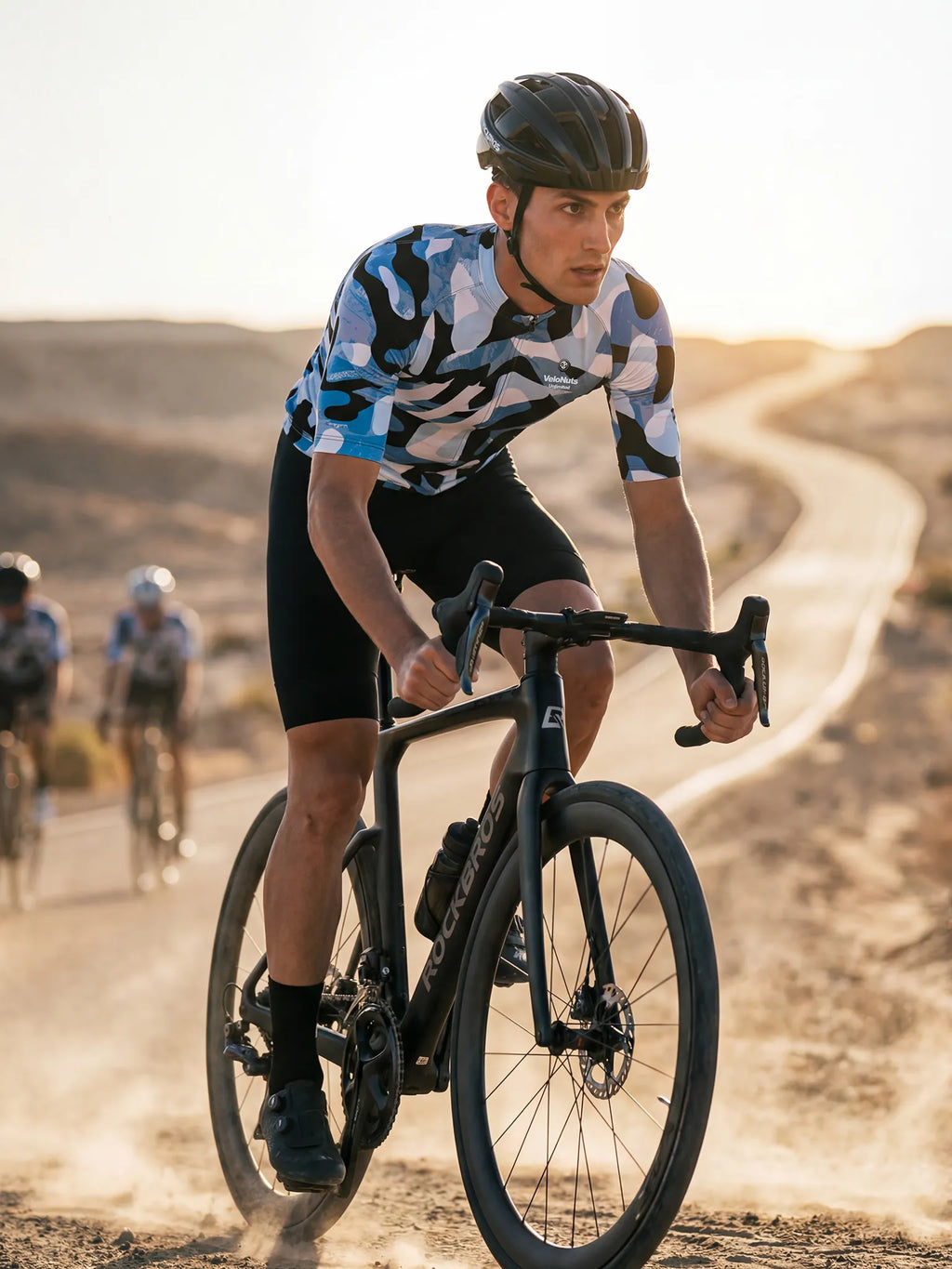 Herren-Radtrikot – Tintenklecks-Tarnmuster