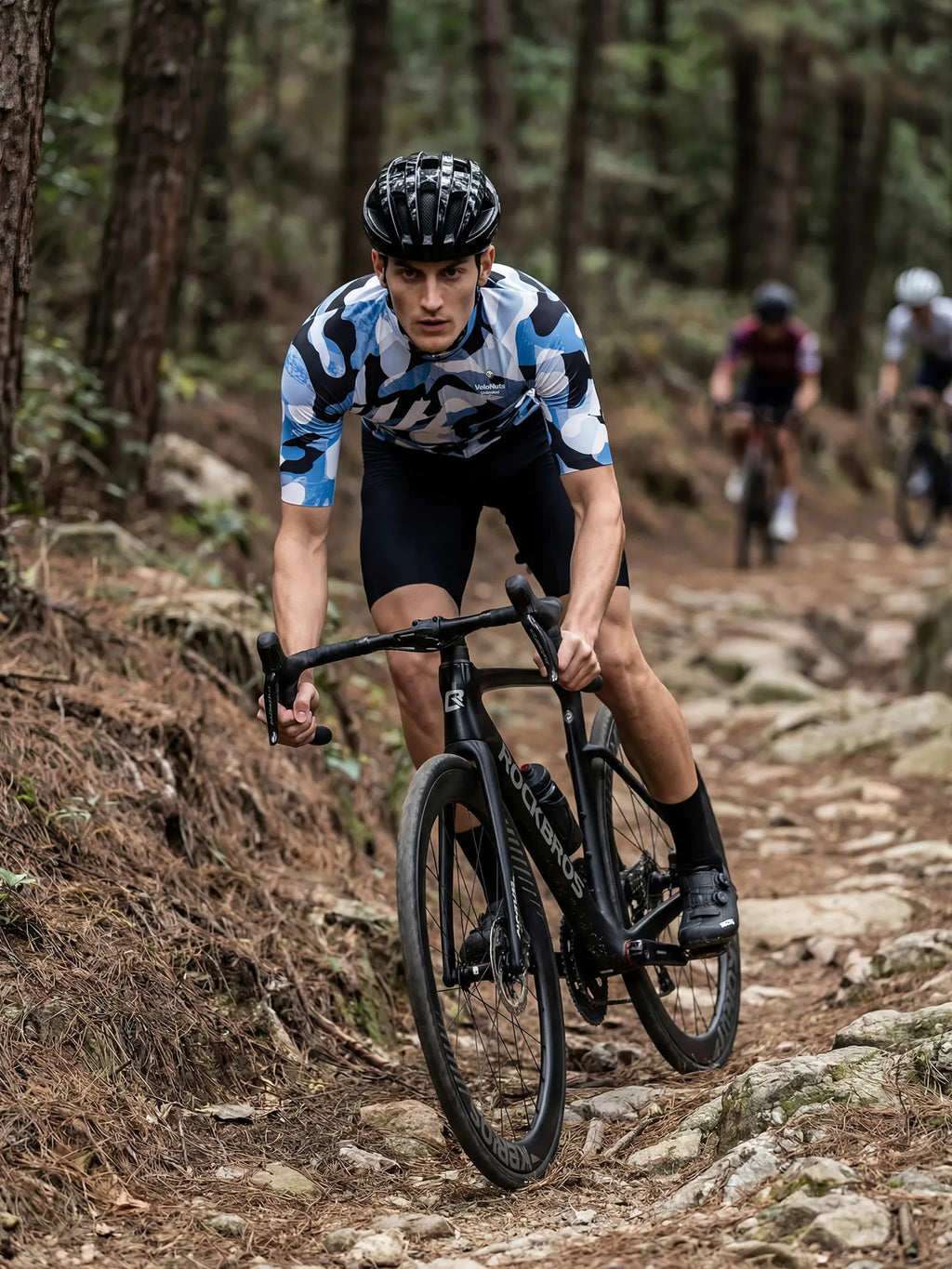 Herren-Radtrikot – Tintenklecks-Tarnmuster