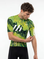 Men's Cycling Jersey-Lime Tag