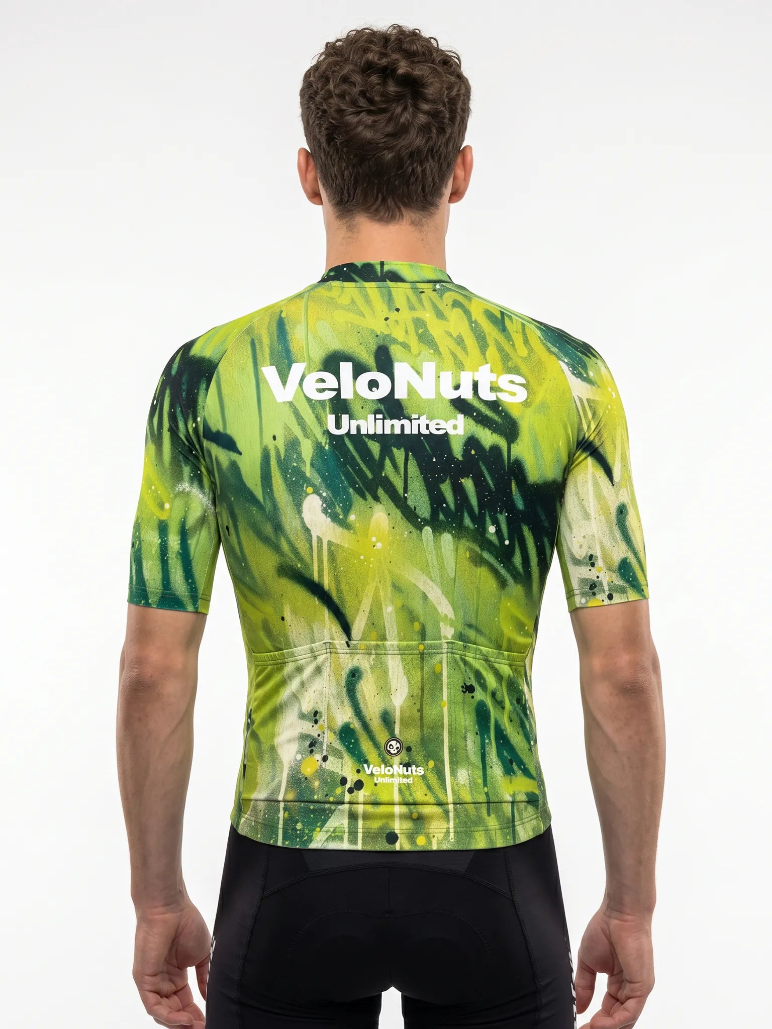 Men's Cycling Jersey-Lime Tag
