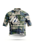 Men's Cycling Jersey-Moss Stone Blocks