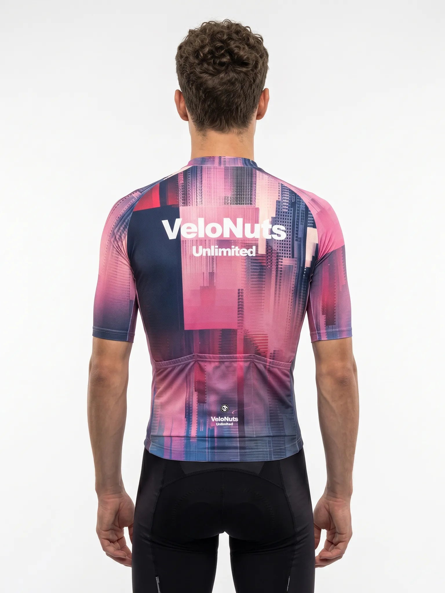 Men's Cycling Jersey-Ocean Blur