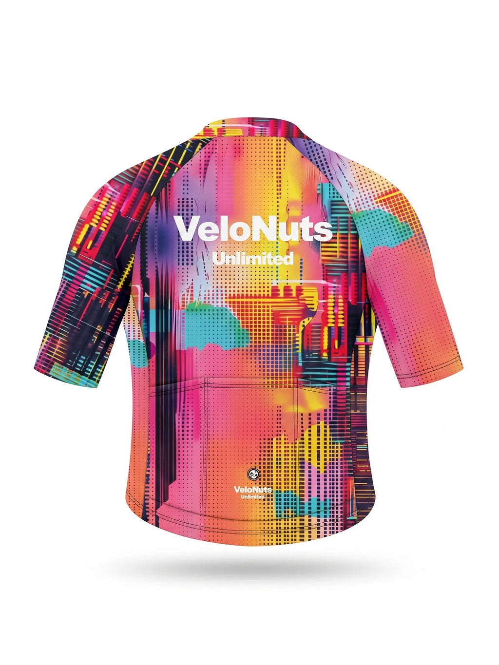 Men's Cycling Jersey-Pink Skyline