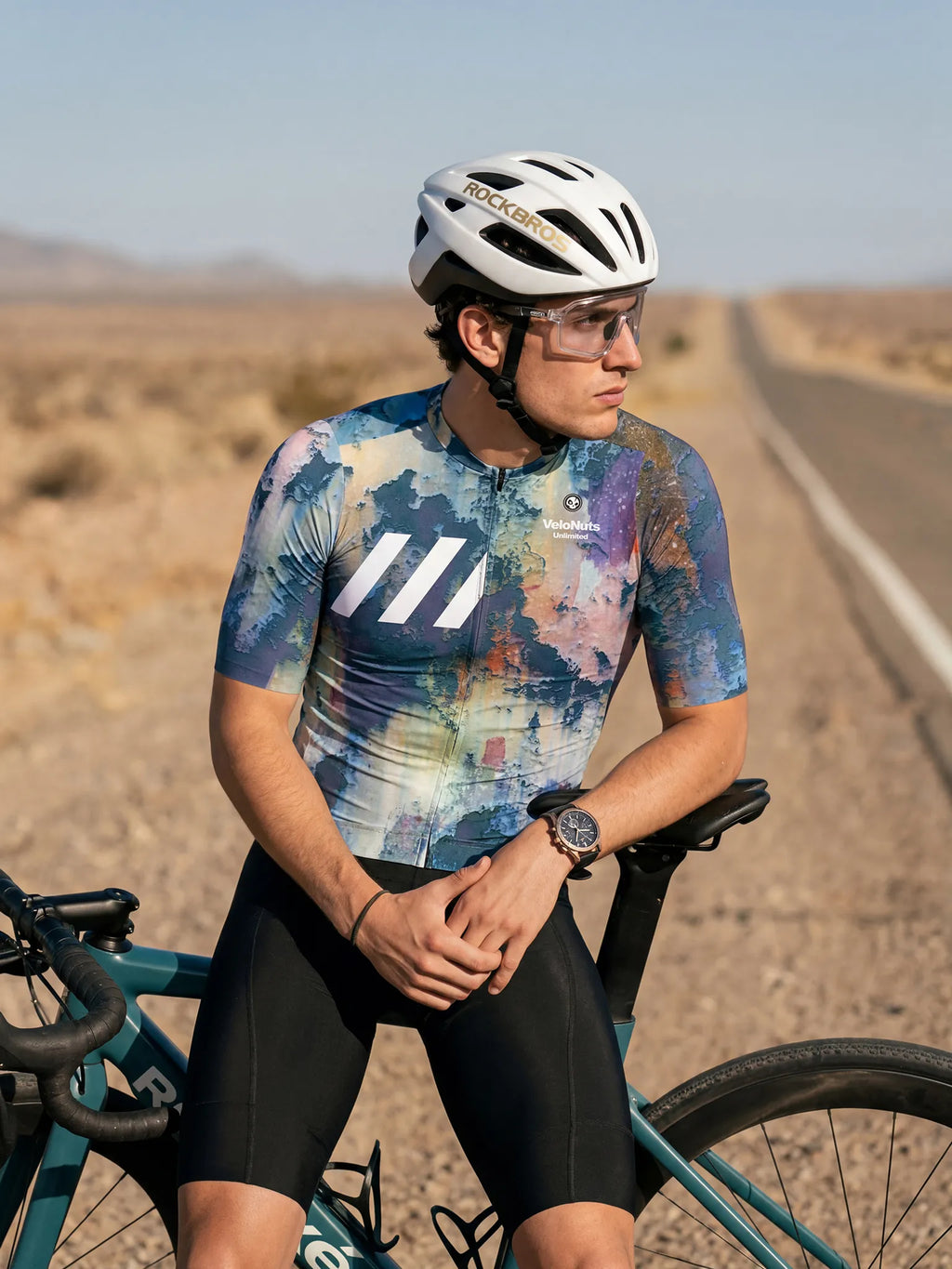 Men's Cycling Jersey-Pixel Drift