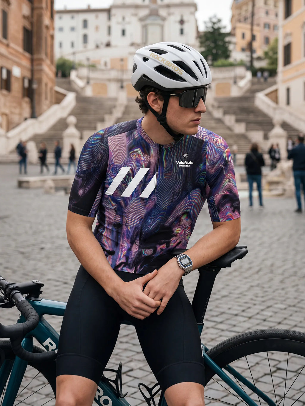Men's Cycling Jersey-Psywave Mirage