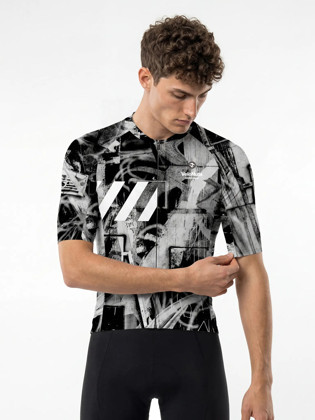 Men's Cycling Jersey-Rust Scratch