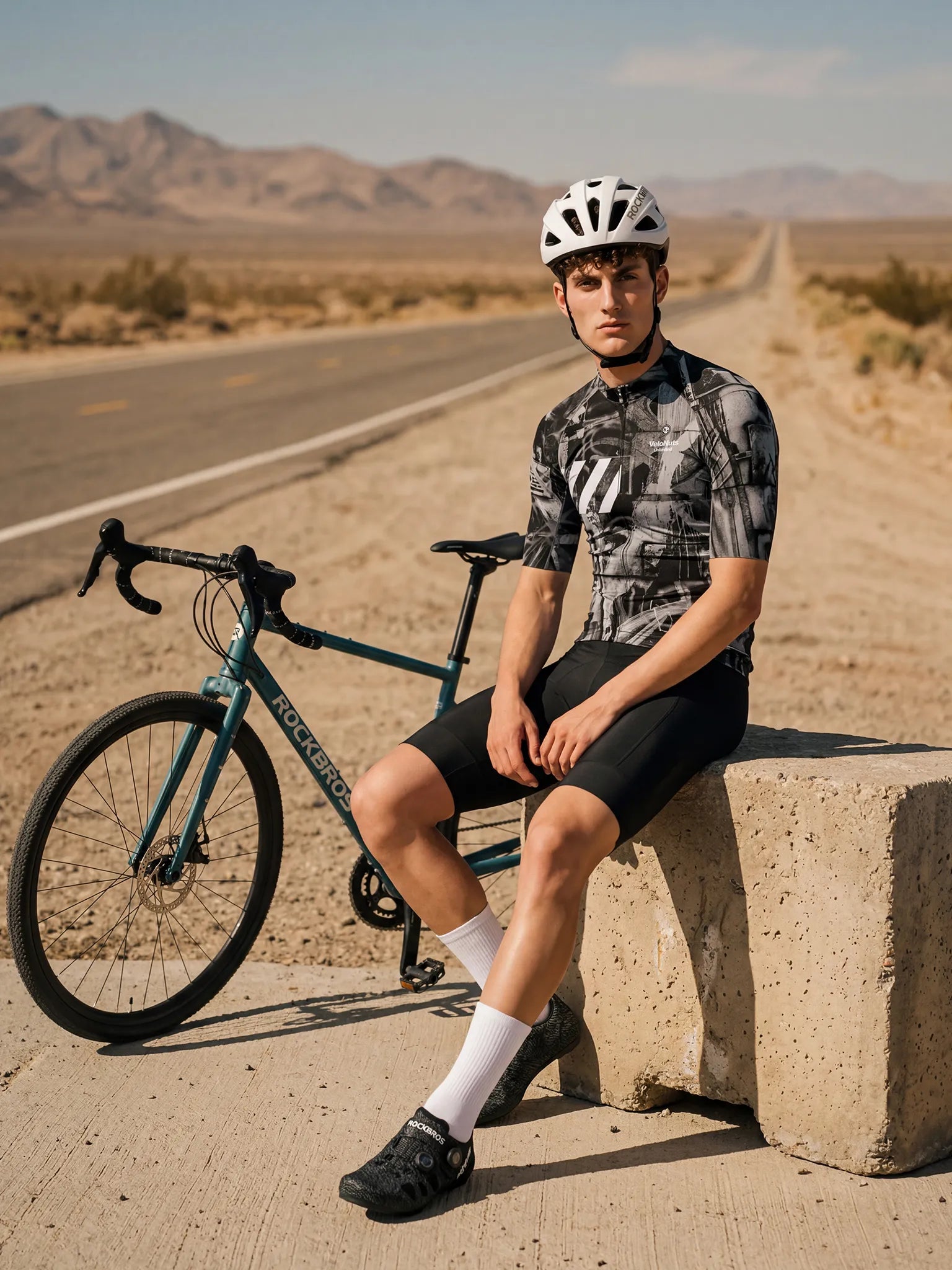 Men's Cycling Jersey-Rust Scratch