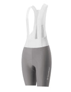 VeloNuts Women’s cycling bib shorts with breathable mesh straps, a cushioned Italian chamois, and anti-slip leg grippers.