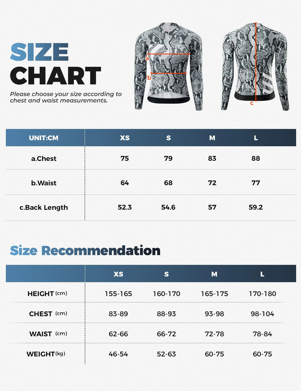 Women's Long Sleeve Cycling Jersey-Clear Sky