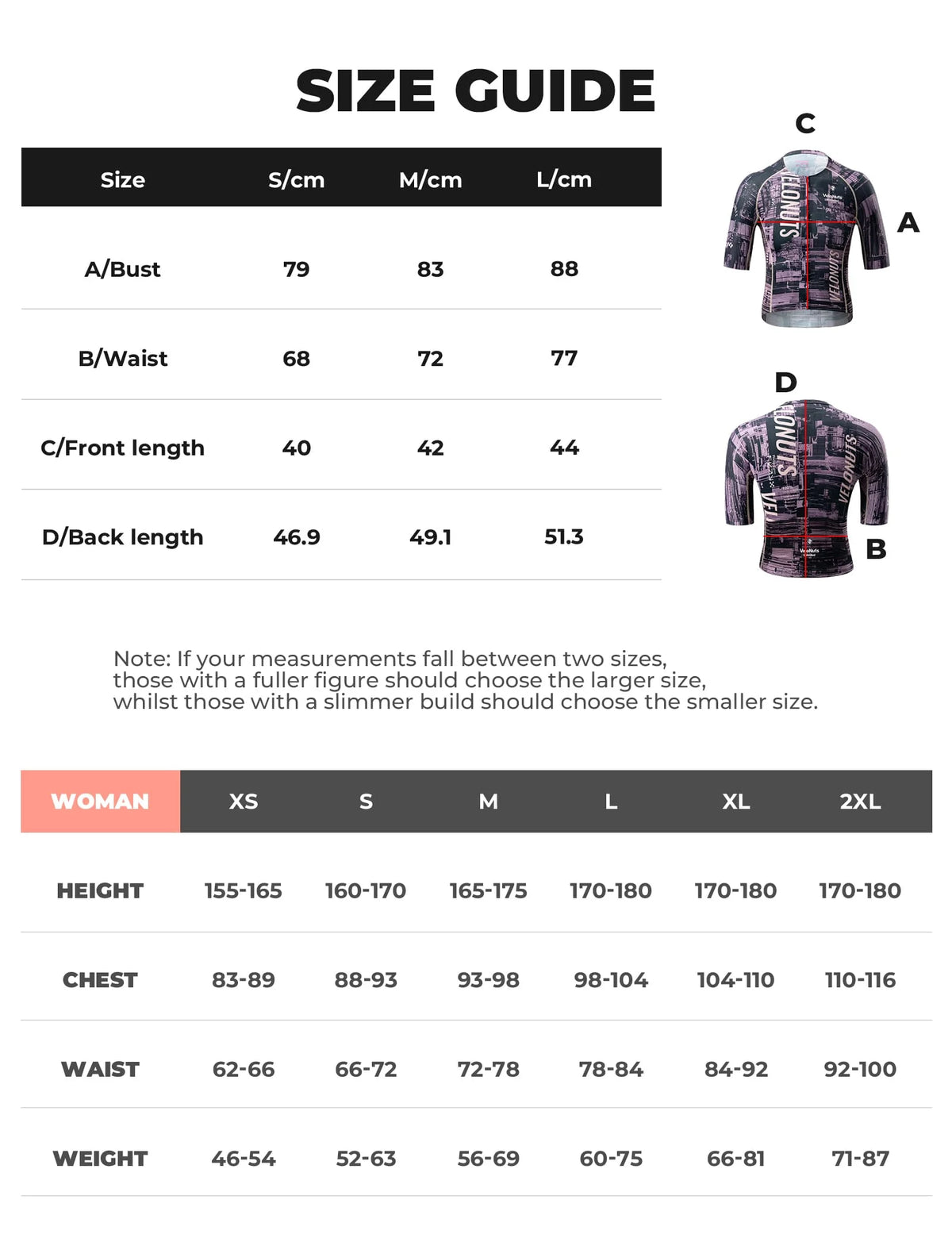 VeloNuts Women’s Short Sleeve Cycling Jersey with a Tire-Track Print, Breathable Side Panels and Rear Pockets.