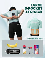 VeloNuts women's Iguana short sleeve cycling jersey with breathable fabric for road cycling
