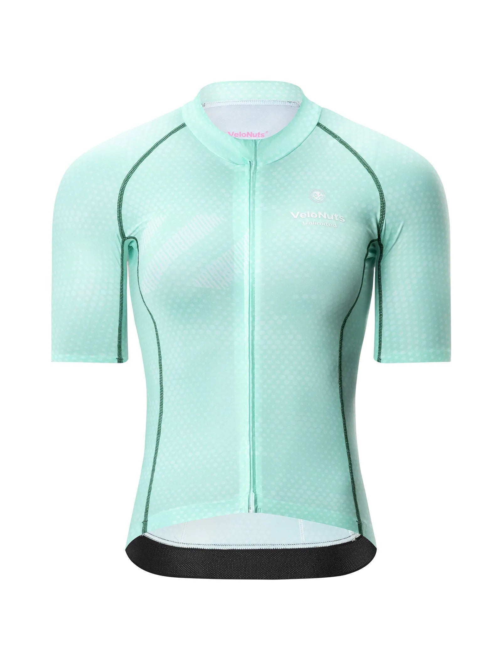 VeloNuts women's Iguana short sleeve cycling jersey with breathable fabric for road cycling