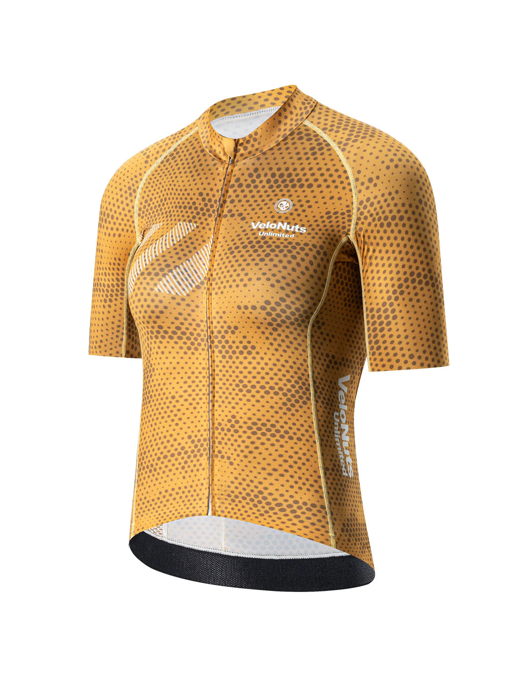 VeloNuts women's Iguana short sleeve cycling jersey with breathable fabric for road cycling