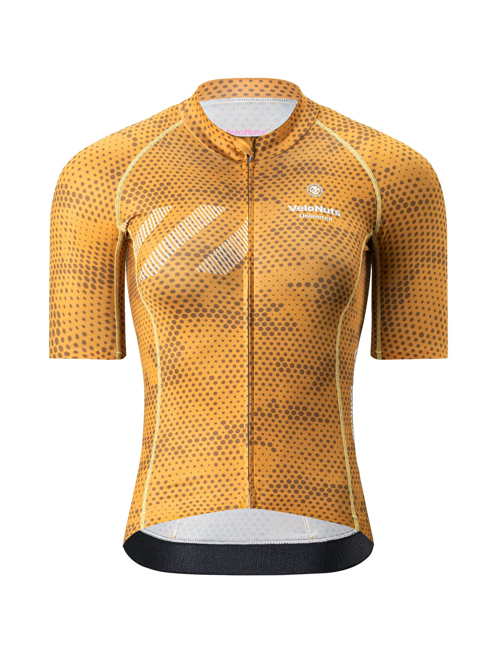 VeloNuts women's Iguana short sleeve cycling jersey with breathable fabric for road cycling